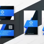 - abstract blue geometric business card design temp crc71559624 size2.00mb - Home