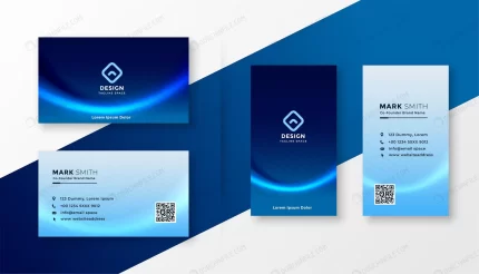 abstract blue professional business card with wav crcc5249780 size3.07mb - title:graphic home - اورچین فایل - format: - sku: - keywords: p_id:353984