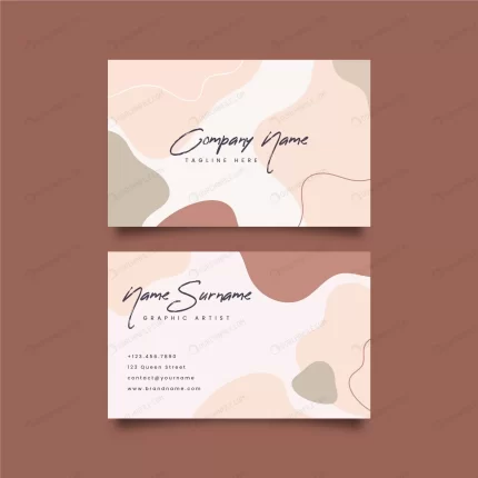 abstract business card template with pastel stain crcab10f622 size2.83mb - title:graphic home - اورچین فایل - format: - sku: - keywords: p_id:353984