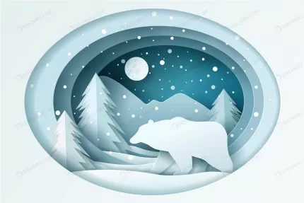 bear with snowing forest full moon sky crcc0f74079 size9.38mb - title:graphic home - اورچین فایل - format: - sku: - keywords: p_id:353984