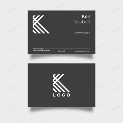 black business card with white logo letter crc3e38d7f6 size2.45mb - title:graphic home - اورچین فایل - format: - sku: - keywords: p_id:353984
