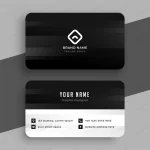 black theme white business card design template crcdfa523c6 size0.55mb - title:Home - اورچین فایل - format: - sku: - keywords:وکتور,موکاپ,افکت متنی,پروژه افترافکت p_id:63922