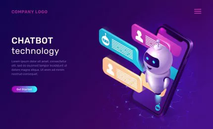 chatbot technology website template crc1bb1b678 size5.02mb - title:graphic home - اورچین فایل - format: - sku: - keywords: p_id:353984