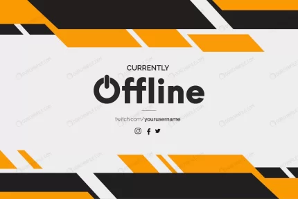 currently offline twitch banner with abstract sha crcbe488163 size0.63mb - title:graphic home - اورچین فایل - format: - sku: - keywords: p_id:353984