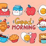 cute happy breakfast food set collection cartoon crc6c7dcbaa size8.46mb - title:Home - اورچین فایل - format: - sku: - keywords:وکتور,موکاپ,افکت متنی,پروژه افترافکت p_id:63922