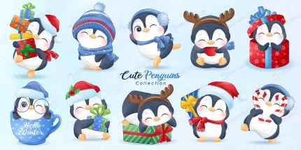 cute penguins set christmas day with watercolor i crcfa65e538 size19.75mb - title:graphic home - اورچین فایل - format: - sku: - keywords: p_id:353984