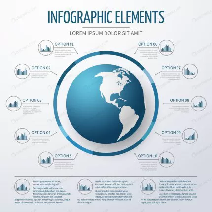 earth globe 3d infographic template crc9fc83a11 size3.80mb - title:graphic home - اورچین فایل - format: - sku: - keywords: p_id:353984