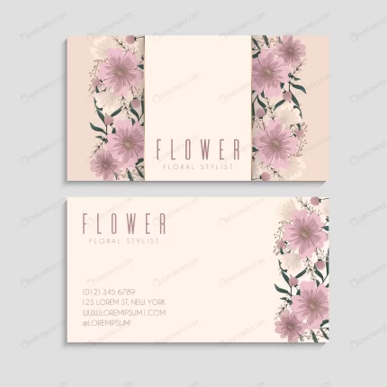 flower business cards pink flowers crc63608372 size7.02mb - title:graphic home - اورچین فایل - format: - sku: - keywords: p_id:353984