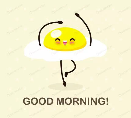 good morning funny food cute fried egg dancing is crc0c68e365 size0.87mb - title:graphic home - اورچین فایل - format: - sku: - keywords: p_id:353984