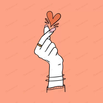 hand drawn finger heart crc23629080 size0.38mb - title:graphic home - اورچین فایل - format: - sku: - keywords: p_id:353984