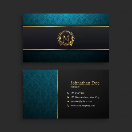 luxury business card template crc4054807d size3.82mb - title:graphic home - اورچین فایل - format: - sku: - keywords: p_id:353984