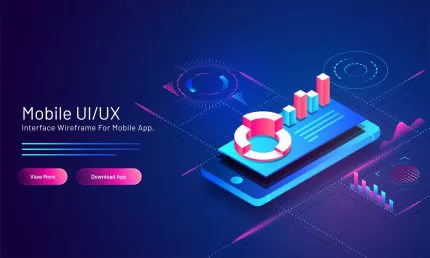 mobile ui ux based isometric landing page with fi crc321ac023 size4.54mb - title:graphic home - اورچین فایل - format: - sku: - keywords: p_id:353984