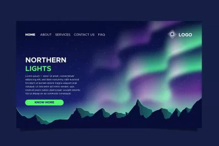 northern lights landing page crca0a3d033 size8.30mb - title:graphic home - اورچین فایل - format: - sku: - keywords: p_id:353984