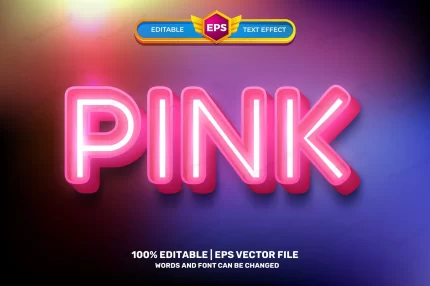 pink neon glow bold 3d editable text effect style crc5af94b13 size7.18mb - title:graphic home - اورچین فایل - format: - sku: - keywords: p_id:353984