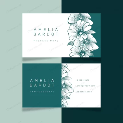 realistic drawing floral theme business card temp crcffd1cd9a size6.48mb - title:graphic home - اورچین فایل - format: - sku: - keywords: p_id:353984
