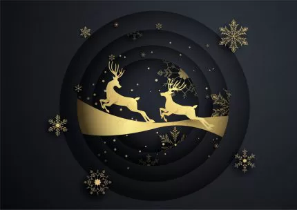 two reindeer jump circle with gold snowflake merr crcae2cc113 size4.99mb - title:graphic home - اورچین فایل - format: - sku: - keywords: p_id:353984