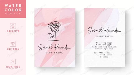 watercolor business card template ross pink water crc6c6838c6 size14.45mb - title:graphic home - اورچین فایل - format: - sku: - keywords: p_id:353984