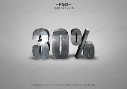 3d metal discount 30 effects editable text crcfdd2ba83 size15.03mb - title:graphic home - اورچین فایل - format: - sku: - keywords: p_id:353984