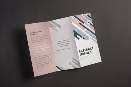 abstract trifold brochure mockup crceba3cbbd size116.35mb - title:graphic home - اورچین فایل - format: - sku: - keywords: p_id:353984