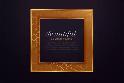 beautiful golden square frame crc51493f1d size1.65mb - title:graphic home - اورچین فایل - format: - sku: - keywords: p_id:353984
