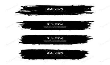 black brush stroke banner template collection crc8e2c37d2 size1.65mb - title:graphic home - اورچین فایل - format: - sku: - keywords: p_id:353984