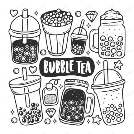 bubble tea icons hand drawn doodle coloring crc6d87e839 size3.71mb - title:graphic home - اورچین فایل - format: - sku: - keywords: p_id:353984