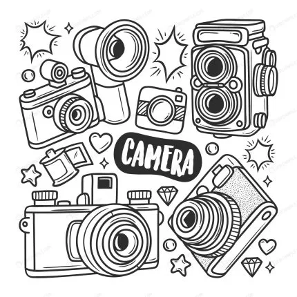 camera icons hand drawn doodle coloring crce3255b8c size4.20mb - title:graphic home - اورچین فایل - format: - sku: - keywords: p_id:353984
