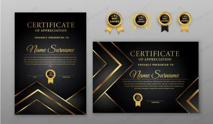 certificate with gold black badge border template crc2807398e size31.64mb - title:graphic home - اورچین فایل - format: - sku: - keywords: p_id:353984
