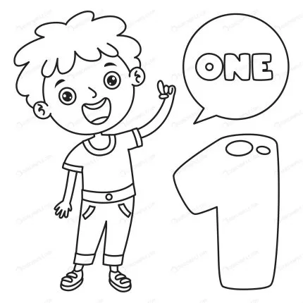 child indicating one line art drawing kids colori crca0d7818e size1.22mb - title:graphic home - اورچین فایل - format: - sku: - keywords: p_id:353984