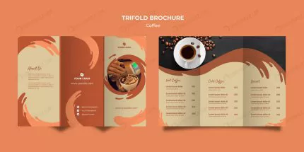 coffee concept trifold brochure mock up crc821b6b47 size60.31mb - title:graphic home - اورچین فایل - format: - sku: - keywords: p_id:353984