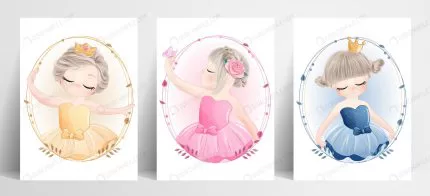 cute little girl ballerina set with watercolor il crc954a3da2 size17.23mb - title:graphic home - اورچین فایل - format: - sku: - keywords: p_id:353984