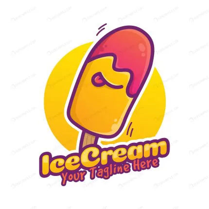 fresh melting ice cream logo with cartoon illustr crc5e22f636 size1.41mb - title:graphic home - اورچین فایل - format: - sku: - keywords: p_id:353984