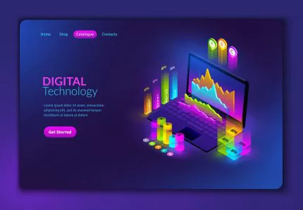 landing page with isometric elements building inf crcdb20d37f size5.23mb - title:graphic home - اورچین فایل - format: - sku: - keywords: p_id:353984