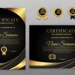 luxury gold black halftone certificate with gold crcff88071b size18.49mb - title:Home - اورچین فایل - format: - sku: - keywords:وکتور,موکاپ,افکت متنی,پروژه افترافکت p_id:63922