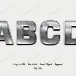 mockup 3d effect font alphabet with silver textur crc41943572 size66.00mb - title:Home - اورچین فایل - format: - sku: - keywords:وکتور,موکاپ,افکت متنی,پروژه افترافکت p_id:63922