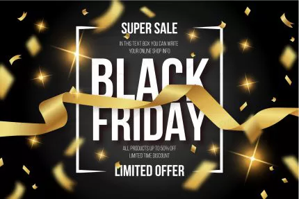 modern black friday banner with golden confetti crc925a4619 size32.74mb - title:graphic home - اورچین فایل - format: - sku: - keywords: p_id:353984
