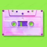 neon pink cassette tape green background with sha crc20dc6bb9 size4.58mb 5000x3333 - title:Home - اورچین فایل - format: - sku: - keywords:وکتور,موکاپ,افکت متنی,پروژه افترافکت p_id:63922