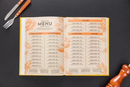 restaurant menu concept mockup 3 crceadef7bc size104.20mb - title:graphic home - اورچین فایل - format: - sku: - keywords: p_id:353984