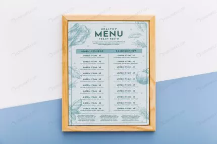 restaurant menu concept mockup 5 crc00ad0a11 size84.70mb - title:graphic home - اورچین فایل - format: - sku: - keywords: p_id:353984