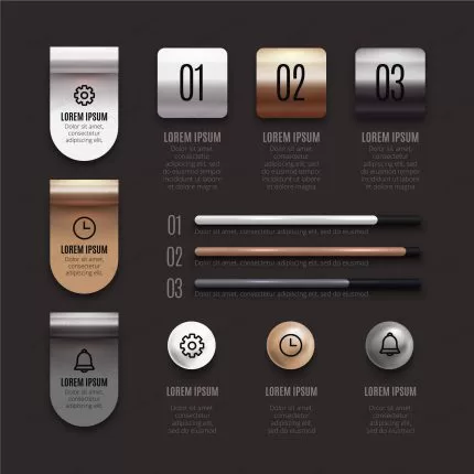 silver bronze tones 3d glossy infographic crc6f2df22e size3.55mb - title:graphic home - اورچین فایل - format: - sku: - keywords: p_id:353984