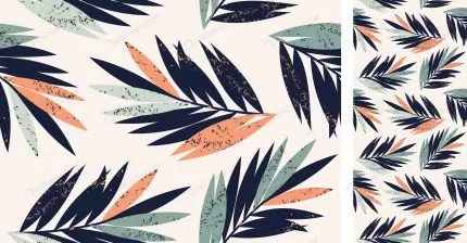 vector seamless tropical pattern with palm leaves crc139a4cde size5.66mb - title:graphic home - اورچین فایل - format: - sku: - keywords: p_id:353984