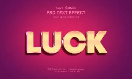 3d luck text effect template crc0970cedd size2.13mb - title:graphic home - اورچین فایل - format: - sku: - keywords: p_id:353984