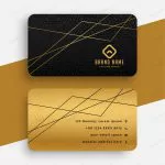 black gold business card with geometric lines crc1bafdb15 size1.78mb - title:Home - اورچین فایل - format: - sku: - keywords:وکتور,موکاپ,افکت متنی,پروژه افترافکت p_id:63922