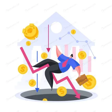 cartoon businessman losing everything with econom crce287a75c size0.93mb - title:graphic home - اورچین فایل - format: - sku: - keywords: p_id:353984