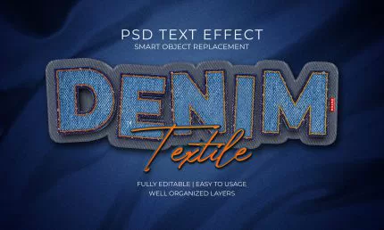 denim textile patch text effect crcf3d32b9c size32.72mb - title:graphic home - اورچین فایل - format: - sku: - keywords: p_id:353984