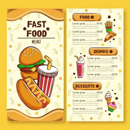 fast food restaurant banner pack template crc06961b7f size3.23mb - title:graphic home - اورچین فایل - format: - sku: - keywords: p_id:353984