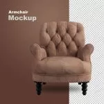 front view of armchair in 3d rendering crce0f1156c size10.27mb - title:Home - اورچین فایل - format: - sku: - keywords:وکتور,موکاپ,افکت متنی,پروژه افترافکت p_id:63922