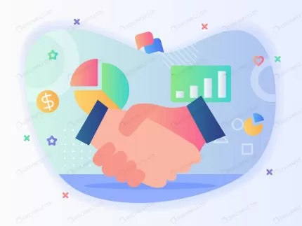hand shake background pie chart money graph bubbl crcbb81e252 size2.75mb - title:graphic home - اورچین فایل - format: - sku: - keywords: p_id:353984