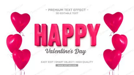 happy valentine s day 3d text effect template 2 crc01772fe1 size5.76mb - title:graphic home - اورچین فایل - format: - sku: - keywords: p_id:353984
