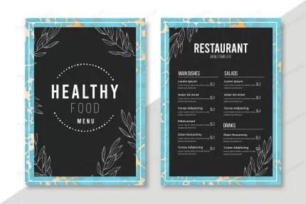 marble healthy food menu template crce925f698 size53.89mb - title:graphic home - اورچین فایل - format: - sku: - keywords: p_id:353984